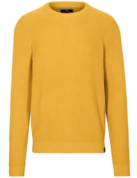 Rundhals Pullover - 303/CURCUMA