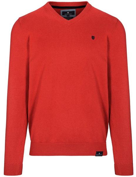 V Pullover - 410/RED MEL.