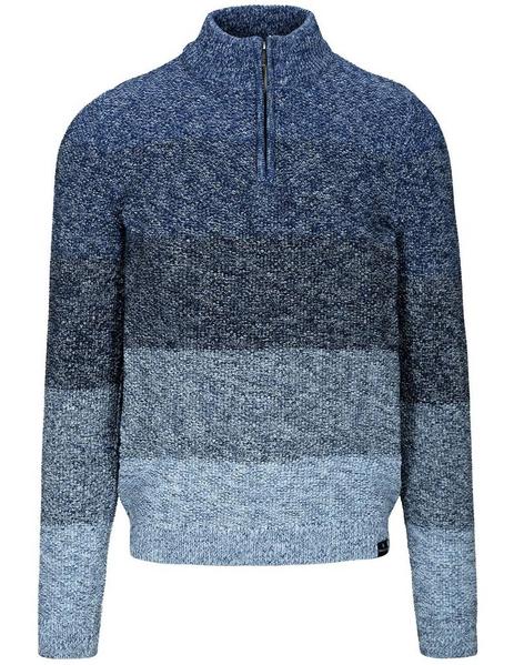 Zip Troyer Pullover - 605/TRUE BLUE