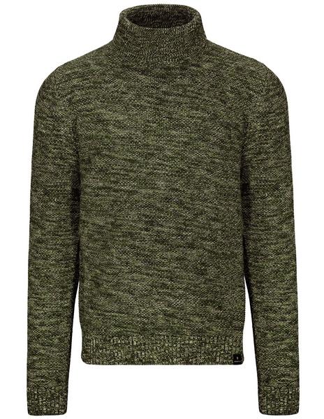 Rollkragen Pullover - 303/CURCUMA