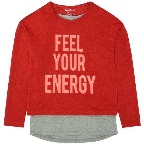 Md.-Shirt, 2in1 - 450/LIPSTICK