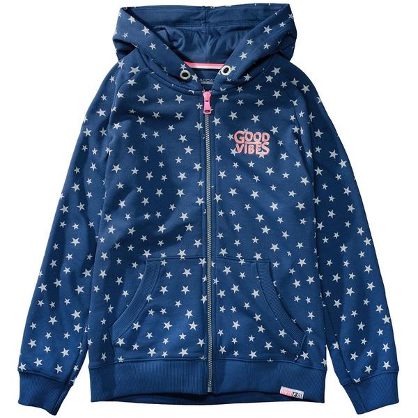 Md.-Kap.-Sweatjacke - 605/DARK BLUE MEL.