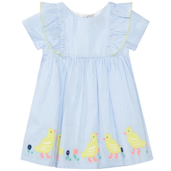 Md.-Kleid - 624/SKY STR.