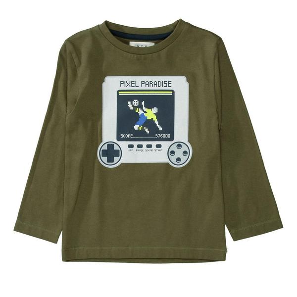 Kn.-Shirt, 1/1 Arm - 500/OLIVE