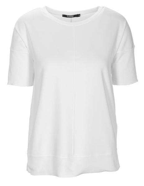 (S)NOS Rdh.-Shirt, 1/2 Arm,uni - 100/100 WEISS