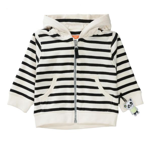 Kn.-Sweatjacke - 803/ANTHRA STR.