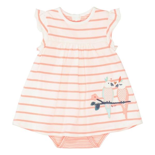 Md.-T-Shirt mit Body - 407/CORAL STR.