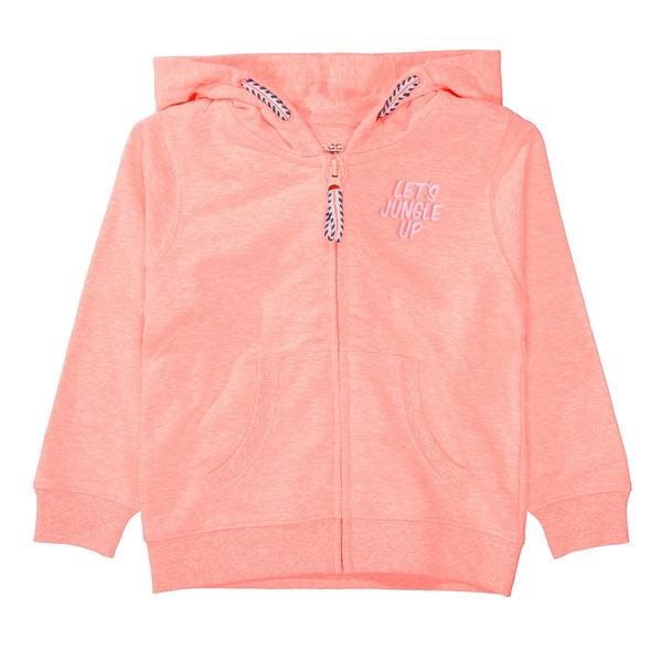 Md.-Kap.-Sweatjacke - 413/NEON PEACH