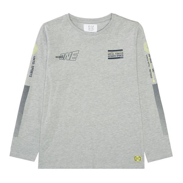 Kn.-Shirt - 800/GREY MEL.