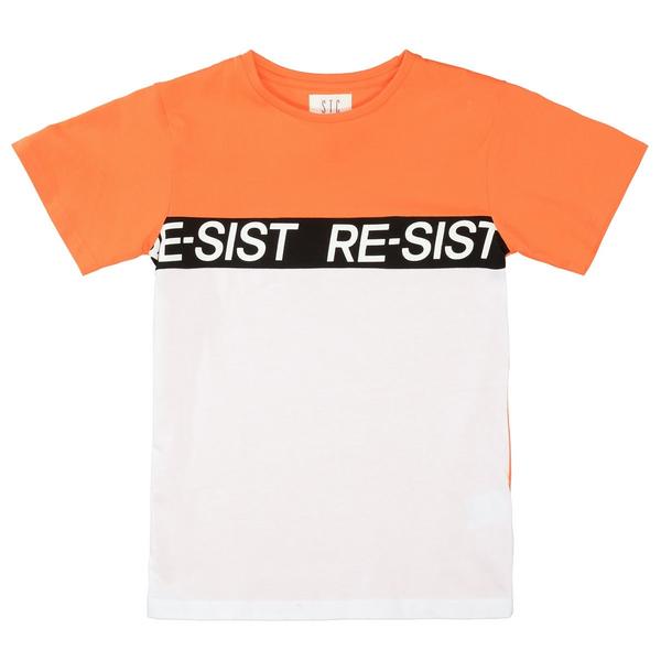 Kn.-T-Shirt - 301/ORANGE/WHITE
