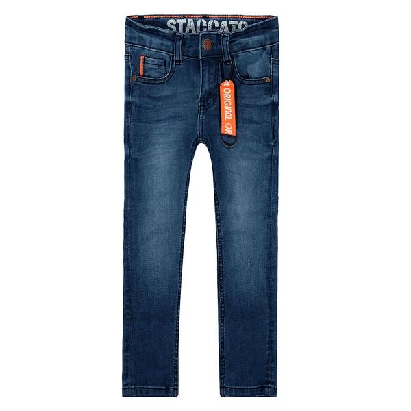 Kn.-Destroyed-Jeans,Skinny - 609/BLUE DENIM