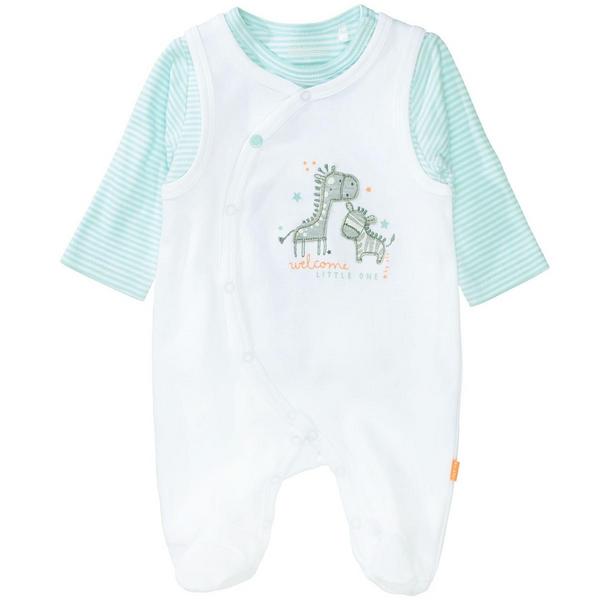 Strampler+Shirt - 100/WHITE