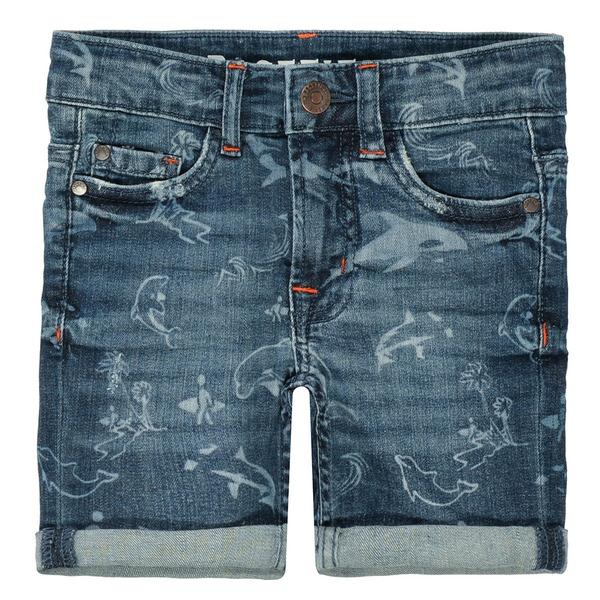 Kn.-Jeans-Bermuda - 609/BLUE DENIM
