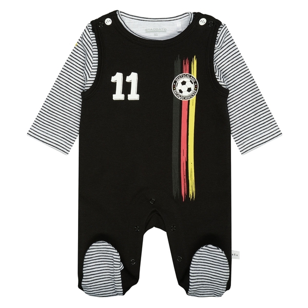 Strampler+Shirt - 900/BLACK