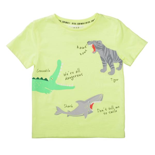 Kn.-T-Shirt - 313/NEON SUN