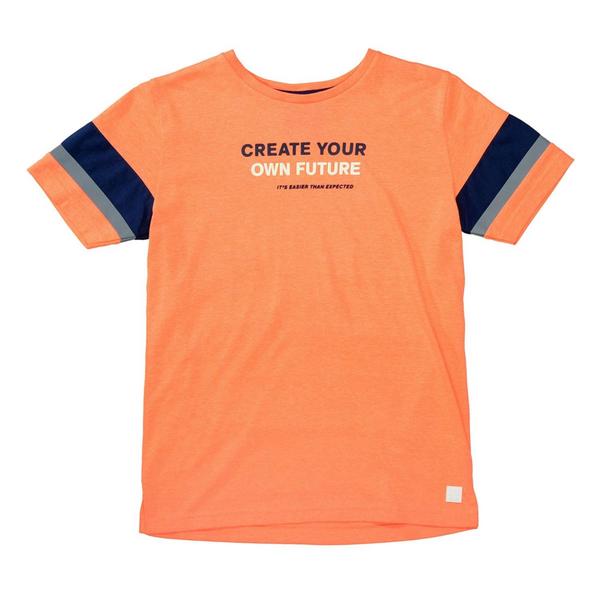 Kn.-T-Shirt - 441/NEON FIRE