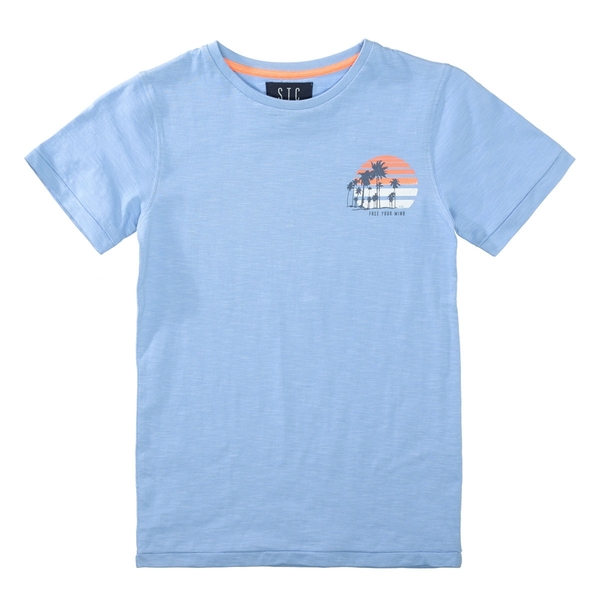 Kn.-T-Shirt - 631/SOFT OCEAN