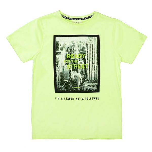 Kn.-T-Shirt - 313/NEON SUN