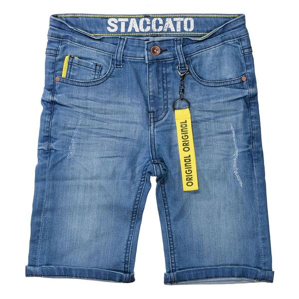 Kn.-Jeans-Bermudas - 650/MID BLUE DENIM