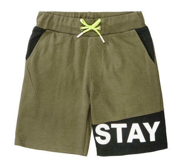 Kn.-Sweatbermudas - 516/DARK OLIVE