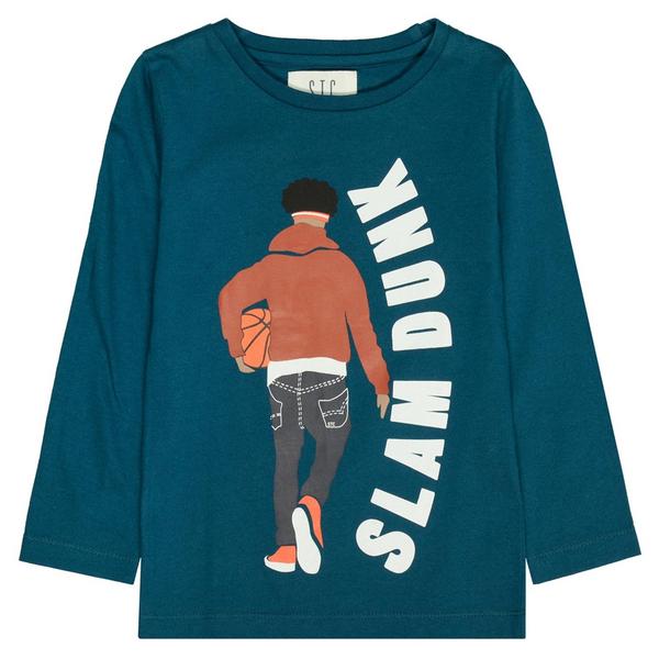 Kn.-Shirt - 606/PETROL