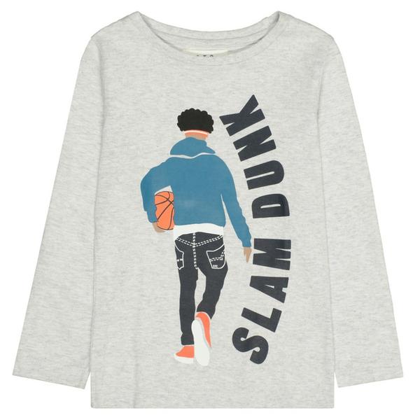 Kn.-Shirt - 808/LIGHT SILVER MEL.