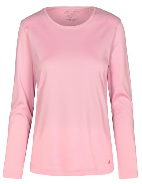 (S)NOS Rdh.-Shirt, 1/1 Arm,uni - 407/407 ROSE