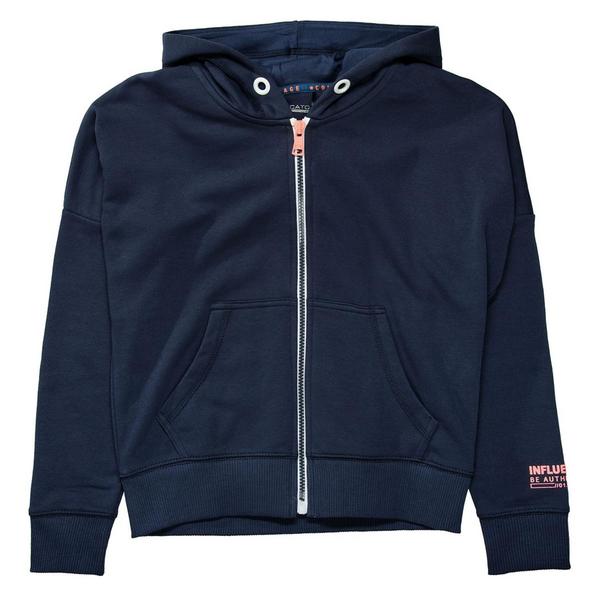 Md.-Kap.-Sweatjacke - 607/DEEP TINTE