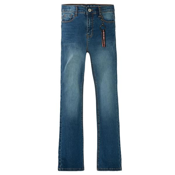 Md.-Bell Bottom Jeans,Skinny - 644/MID BLUE DENIM