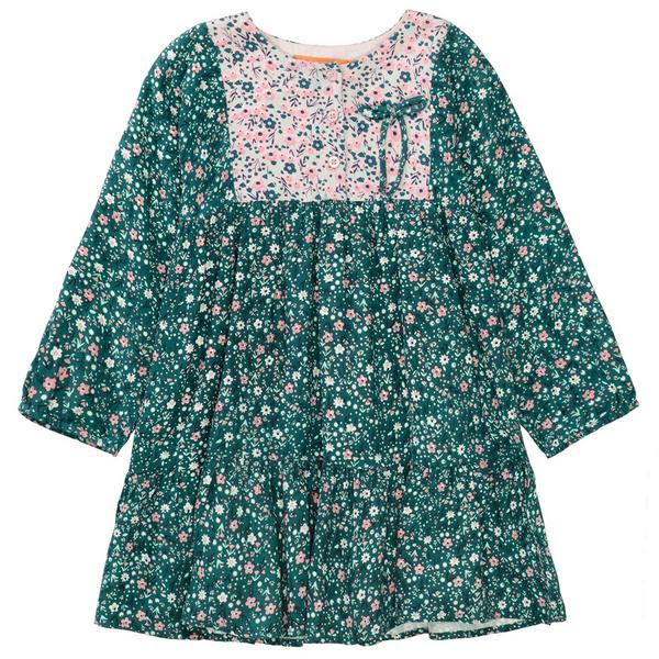 Md.-Kleid - 502/DARK GREEN-AOP