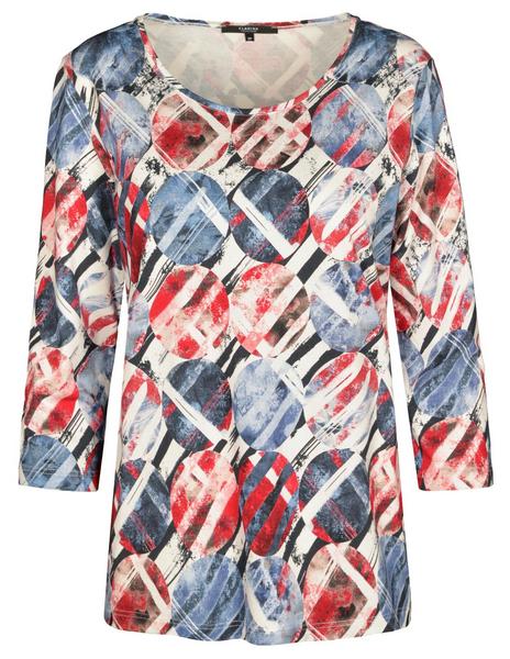 (S)NOS Rdh.-Shirt, 3/4 Arm - 612/612 ROYAL COMBO K