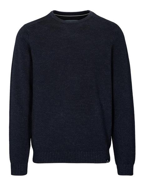 Rundhals Pullover - 803/ANTHRA