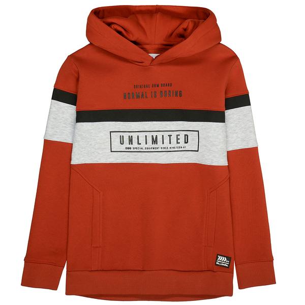 Kn.-Kap.-Sweatshirt - 415/RUST