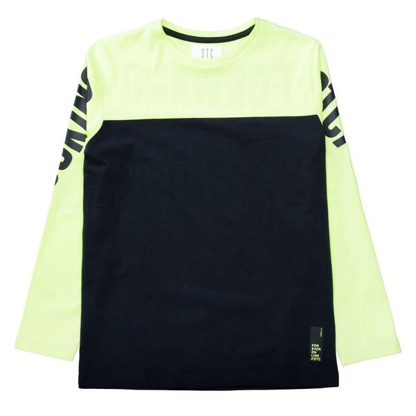 Kn.-Shirt - 603/MIDNIGHT/BRIGHT YELL