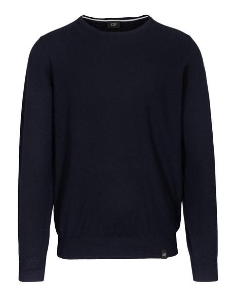 Merino Rdh.-Pullover - 615/DARK NAVY
