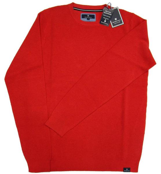 Rundhals Pullover - 403/FLAME MEL.