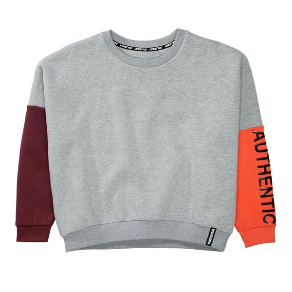 Md.-Oversize Sweat - 816/SOFT SILVER MEL.