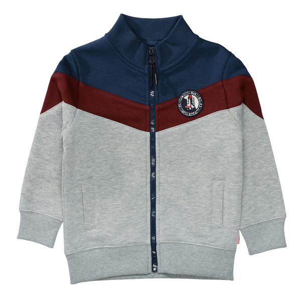 Kn.-Sweatjacke - 801/GREY MEL.