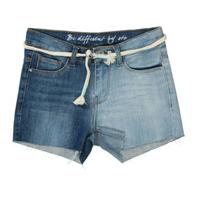Jeans Shorts mit Gürtel