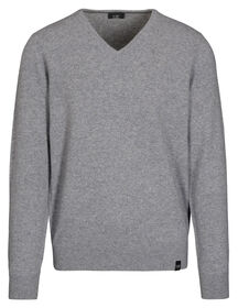 V-Pullover 1/1 Arm, uni, TECH GREY MEL.