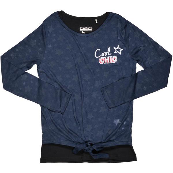 Md.-Shirt 2in1 - 656/ICED NAVY