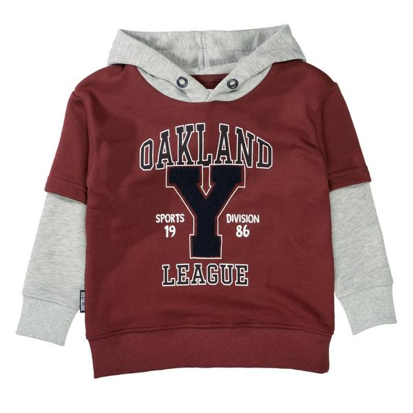 Kn.-Hoodie - 417/BORDEAUX