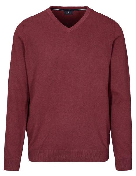 V-Pullover - 406/WINE MEL.