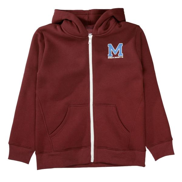 Kn.-Kap.-Sweatjacke - 417/BORDEAUX