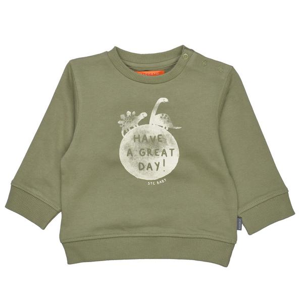 Kn.-Sweatshirt - 512/MOSSGREEN