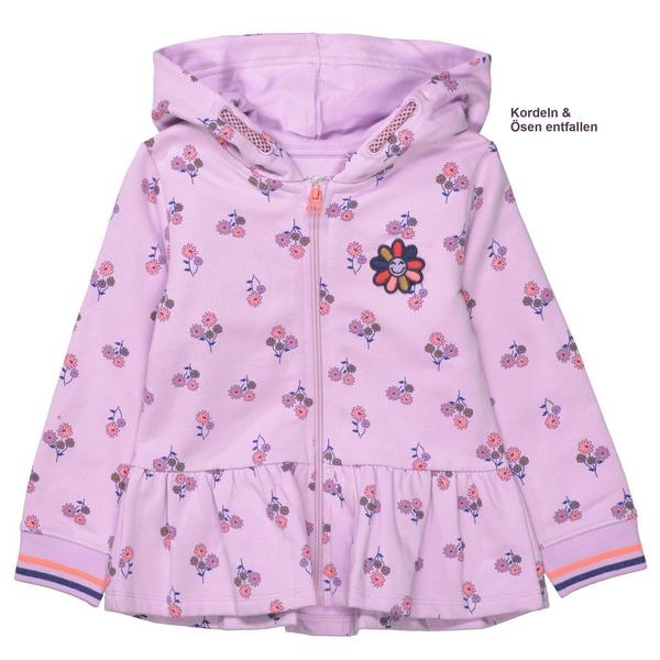 Md.-Kap.-Sweatjacke - 603/FLIEDER-AOP