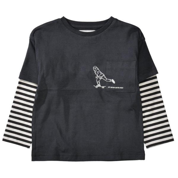 Kn.-Shirt, oversize - 901/BLACK