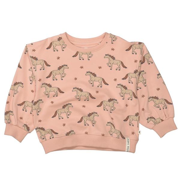 Md.-Sweatshirt - 402/SOFT PEACH AOP