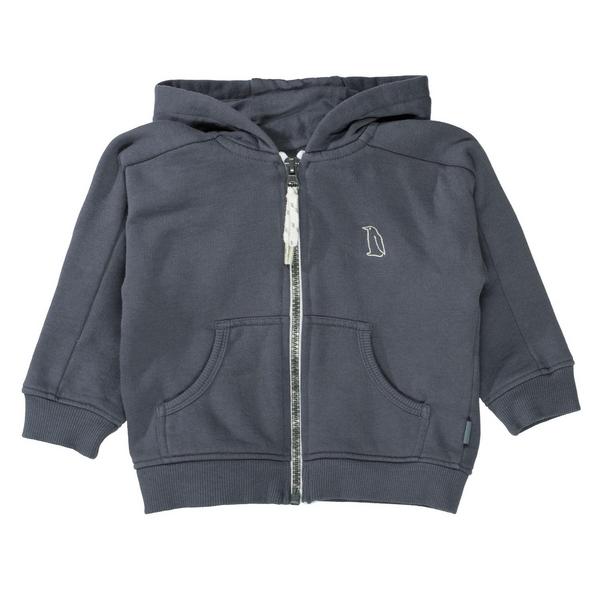 Kn.-Sweatjacke - 811/STEEL