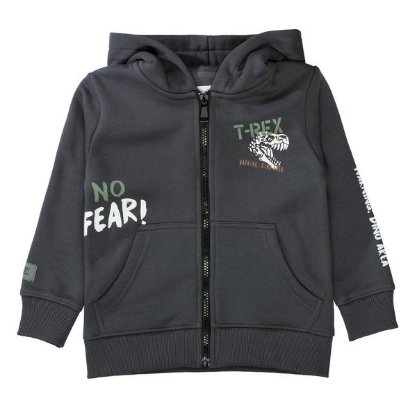 Kn.-Kap.-Sweatjacke - 826/DARK ANTHRA